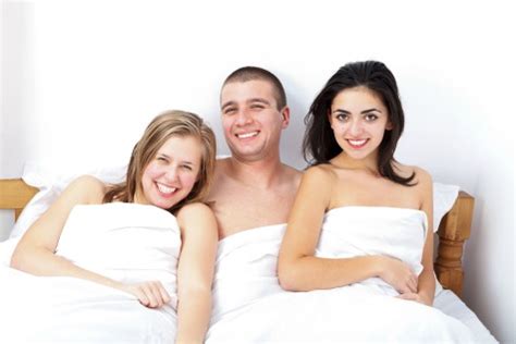 1 guy 2 lesbians|1 Man, 2 Women In A Polyamorous Relationship .